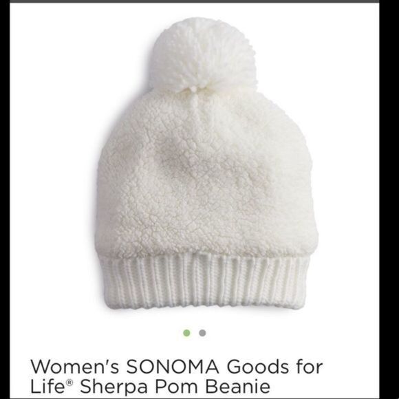 SONOMA winter set sherpa Pom beanie with 3 pairs gloves Womans OSFM che… - Picture 7 of 10